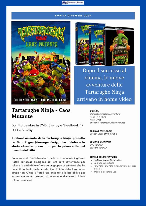 Tartarughe Ninja - Caos Mutante Tartarughe Ninja - Caos Mutante
